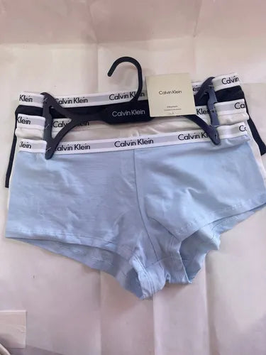 Set 3 Pz Boyshort Mujer Calvin Klein Talla S