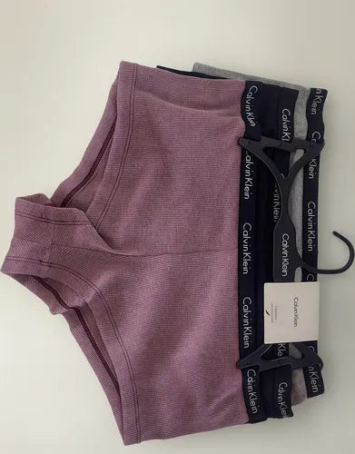 Set 3 Boyshorts Para Mujer Calvin Klein Talla L - Pink Beauty