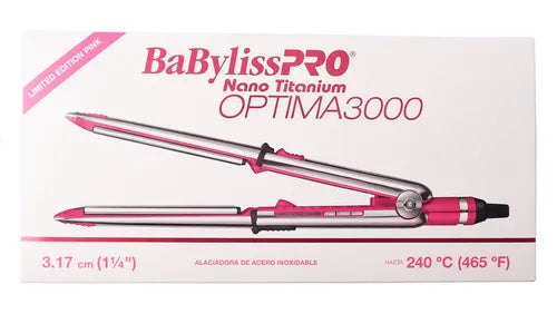 BaBylissPRO nano titanium OPTIMA 3000 LIMITED EDITION PINK