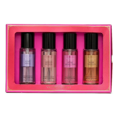 Gift Set Victoria's Secret 4 Travel Mist Mujer - Pink Beauty