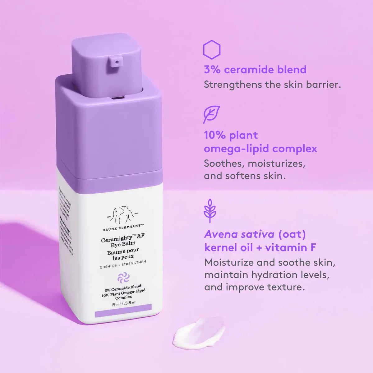 Drunk Elephant Ceramighty AF Eye Cream (Crema para Ojos) 15ml