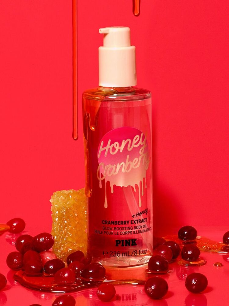 Pink - Honey Cranberry Extract Gloe-boosting Body Oil 236 Ml. - Pink Beauty