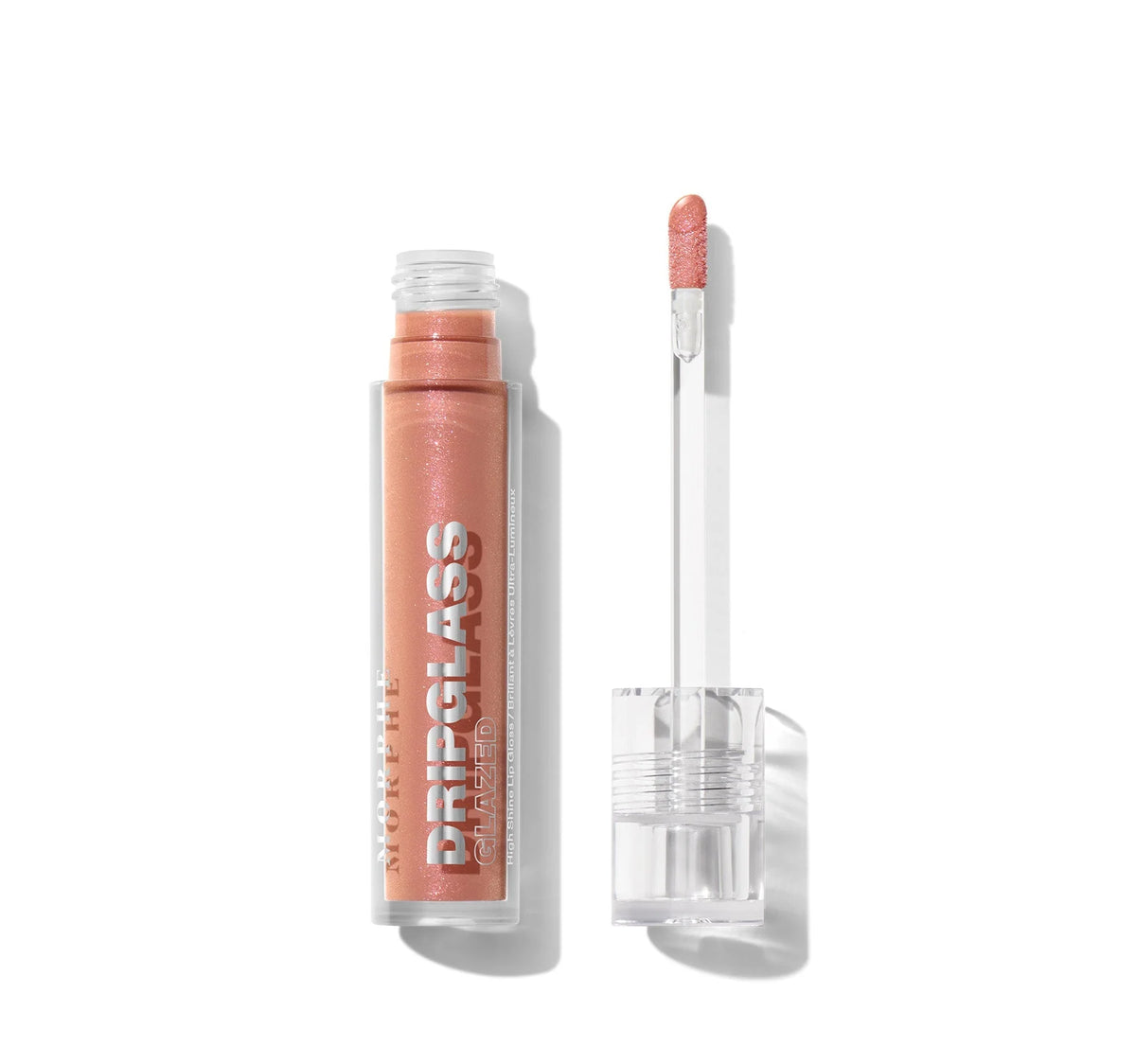 MORPHE Dripglass Glazed High Shine Lip Gloss -Beige Beam - Pink Beauty