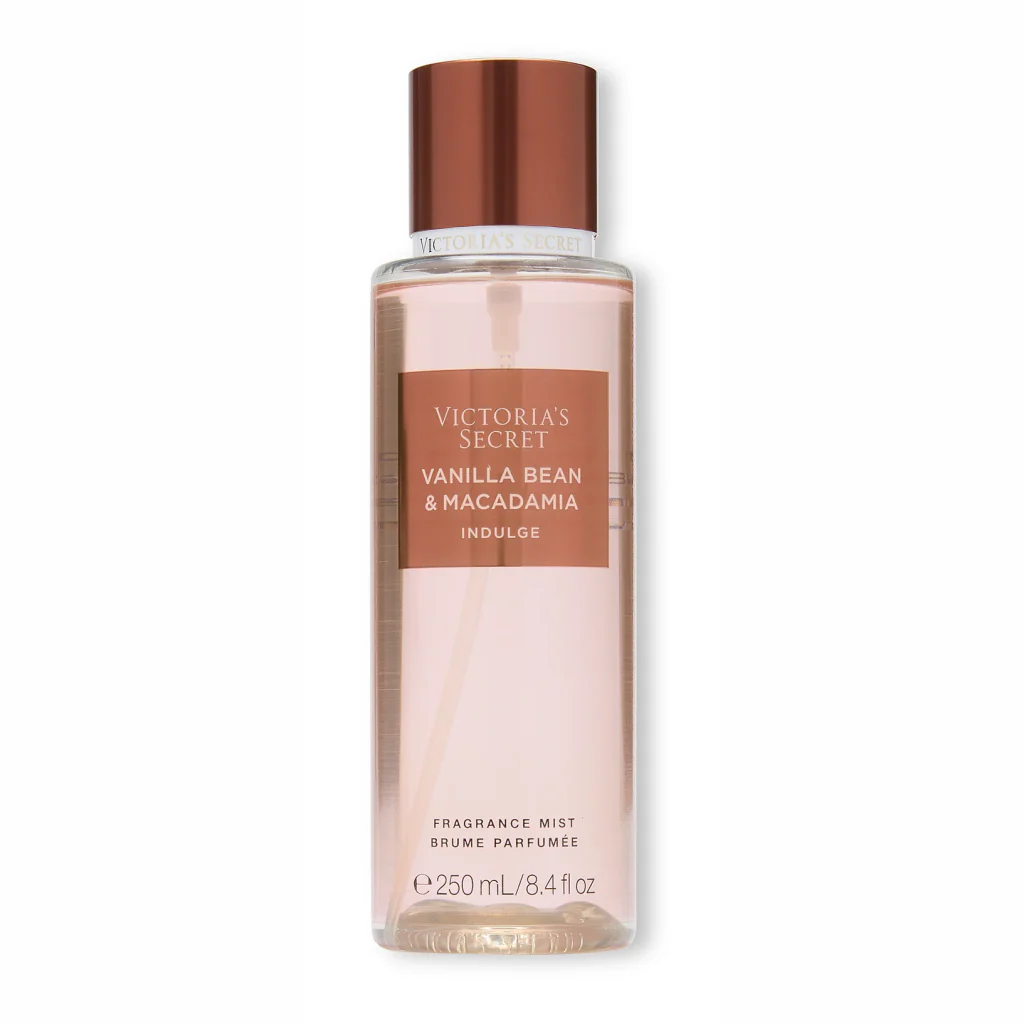 Victorias Secret Vanilla Bean & Macadamia Indulge Body Mist 250ml - Pink Beauty