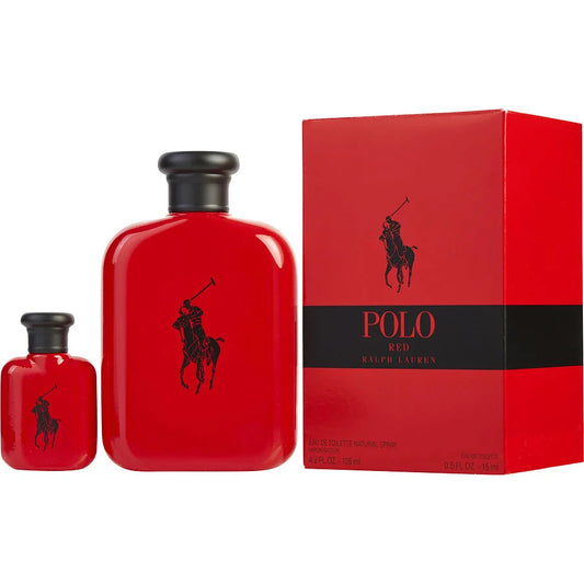 Set Polo Red Ralph Lauren para Hombres perfume 125ml Y travel size perfume 15ml