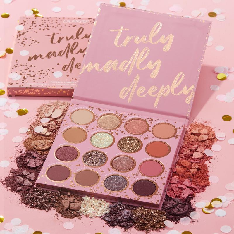 COLOURPOP TRULY MADLY DEEPLY PRESSED POWDER PALETTE - Pink Beauty