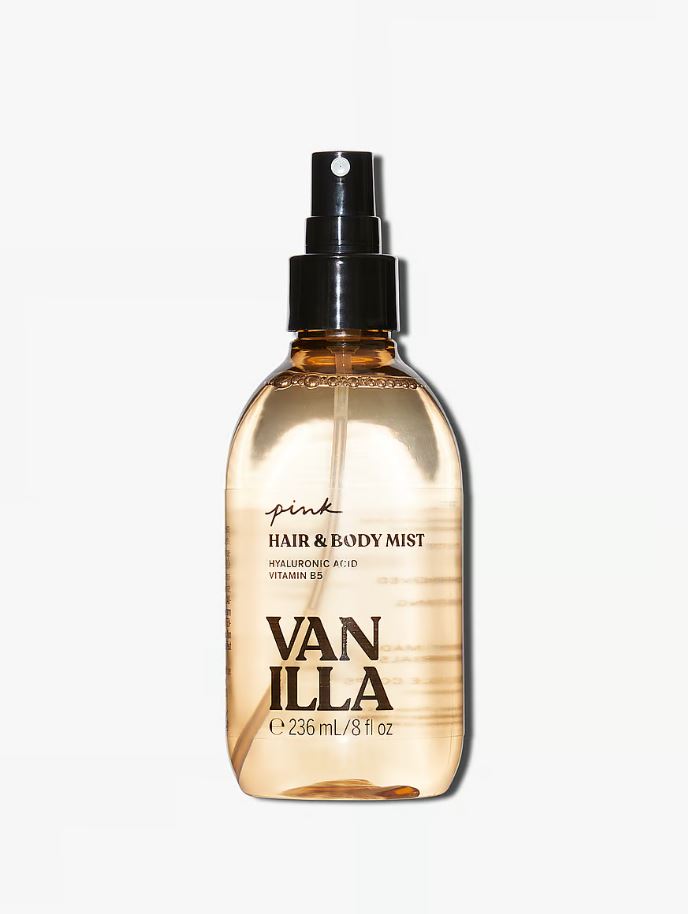 PINK HAIR & BODY MIST "VANILLA" 236 ml - Pink Beauty