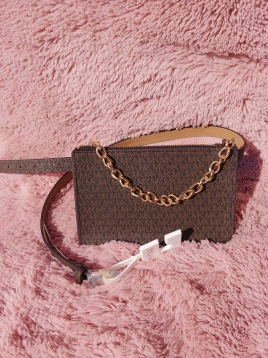 Michael Kors Brand Tag Fanny Pack Wallet Belt Bag