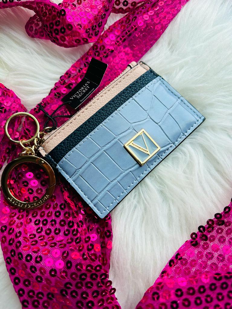 Victorias Secret Monedero/tarjetero Baby Blue - Pink Beauty