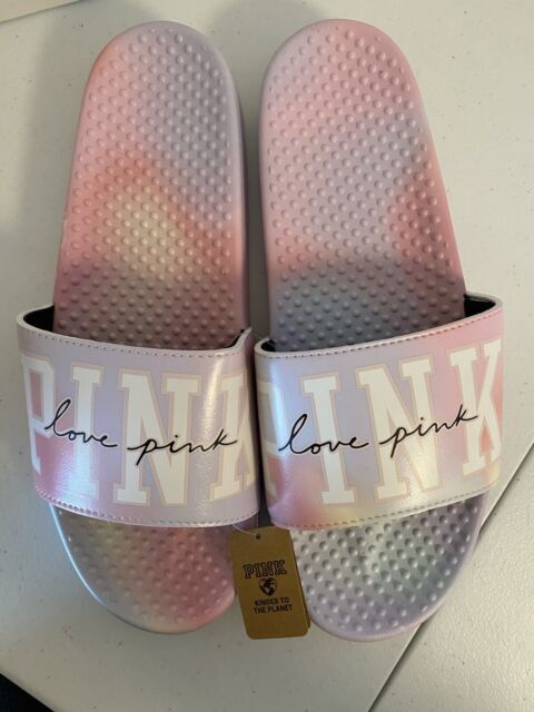 Sandalias Pink Blancas con colores - Talla "S"