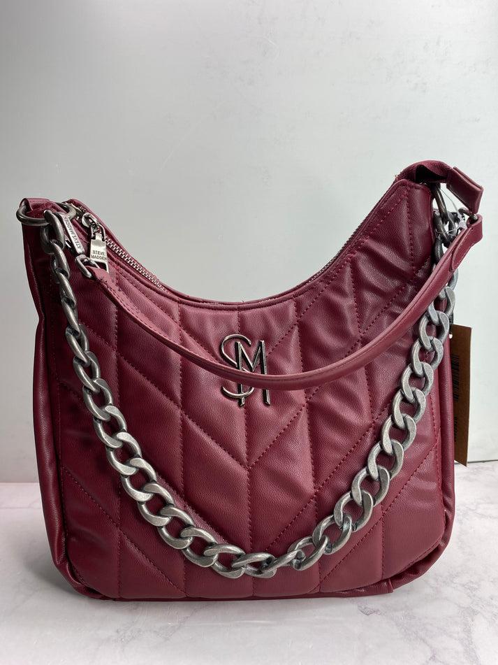 STEVE MADDEN CHEVY RED SHOULDER BAG