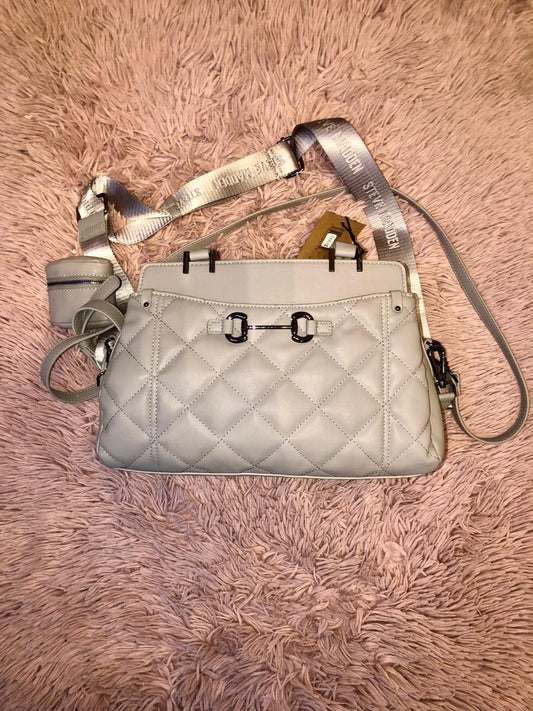STEVE MADDEN CIRCULAR GREY BTORRID SATCHEL
