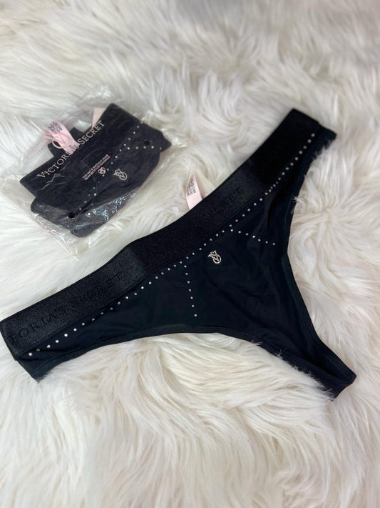 VICTORIA´S SECRET PANTY NEGRA TALLA L
