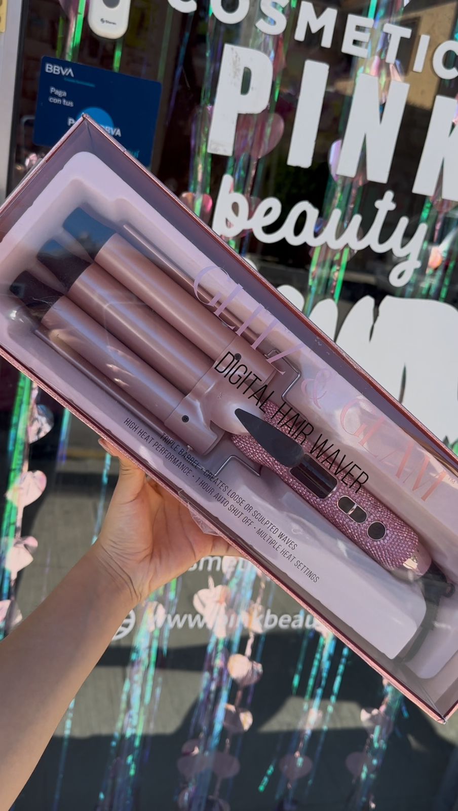 GLITZ &amp; GLAM DIGITAL HAIR WAVER - Pink Beauty