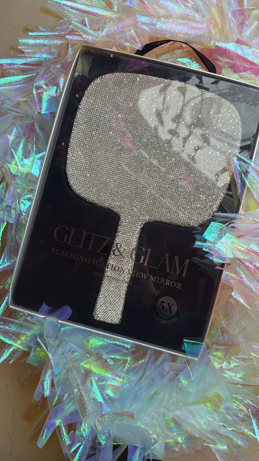 GLITZ AND GLAM Espejo 5X - Pink Beauty