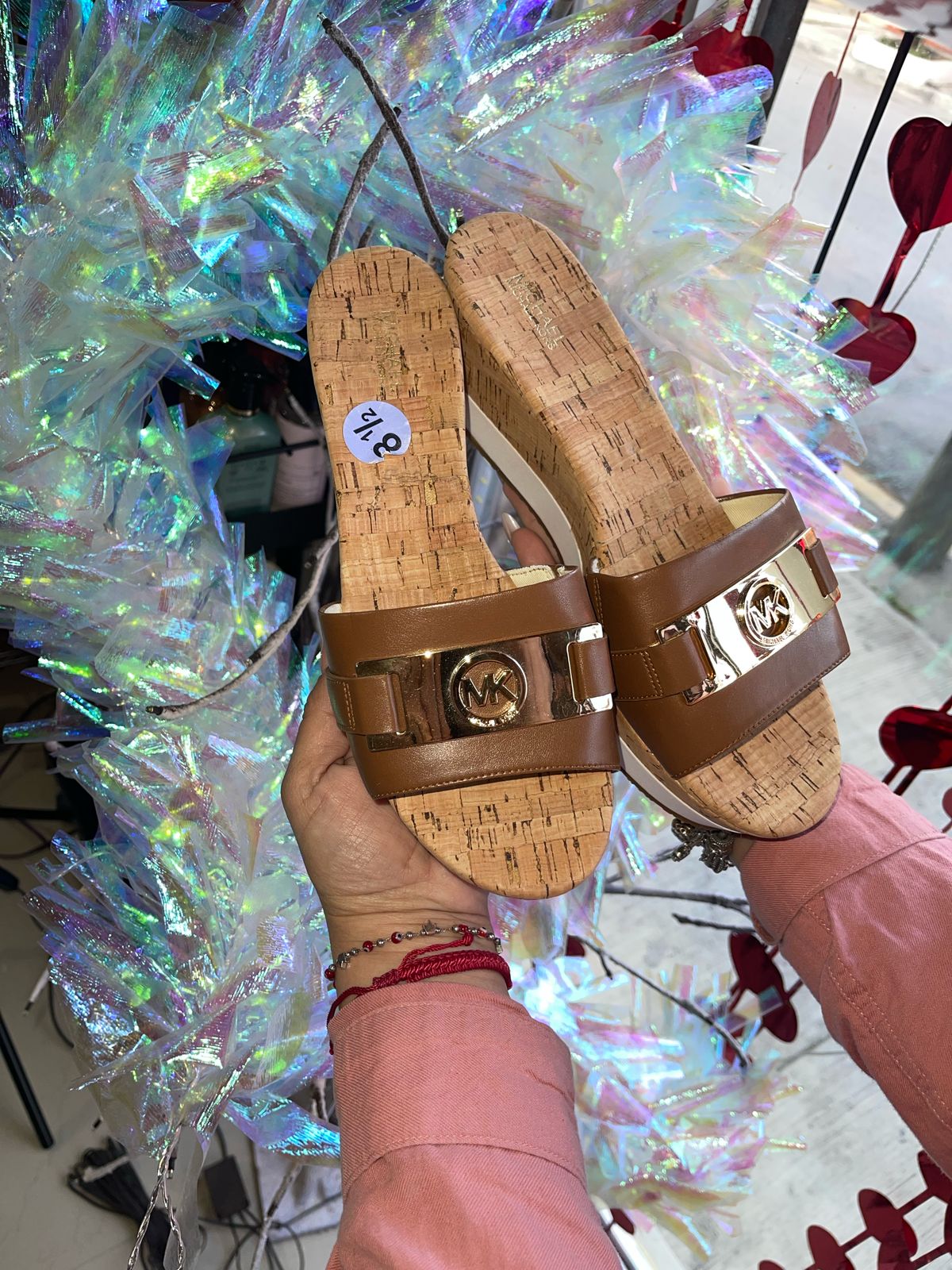 Calzado MICHAEL KORS Tacon Bajo Color Cafe Talla 8.5 Americano - Pink Beauty