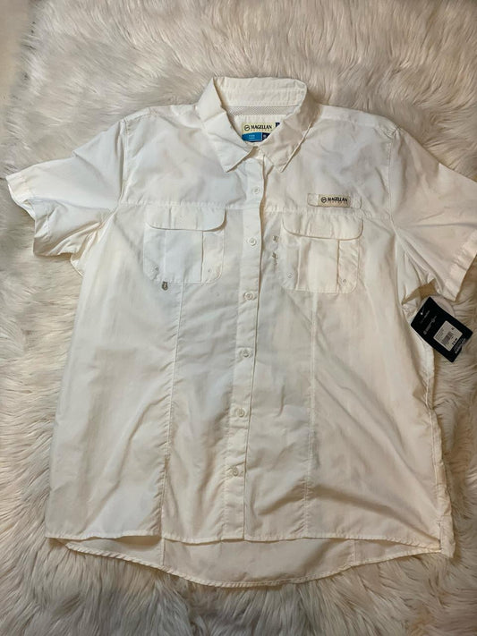 Magellan Blusa manga corta Color "Blanca" - Talla "XL"