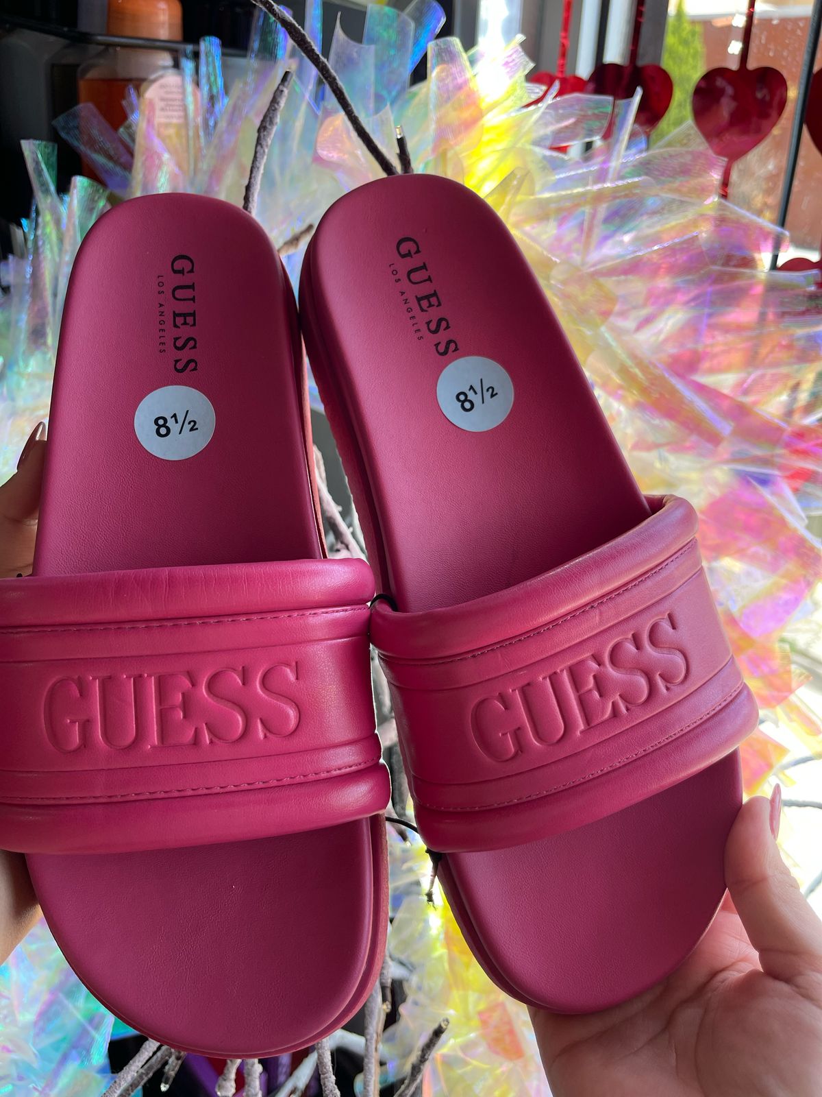 Sandalia GUESS Color Rosa Talla 5.5 MX SIN CAJA - Pink Beauty