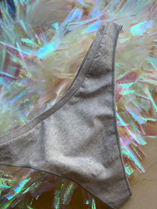 Pink Victoria's Secret Thong Color Gris Talla L