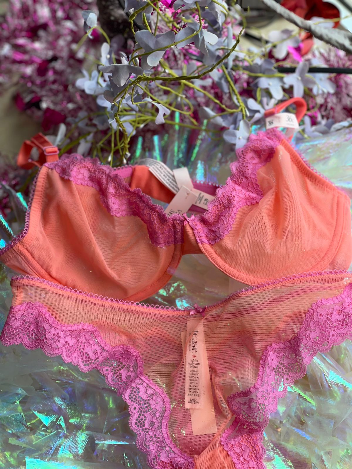 Victoria's Secret Color Naranja Talla L