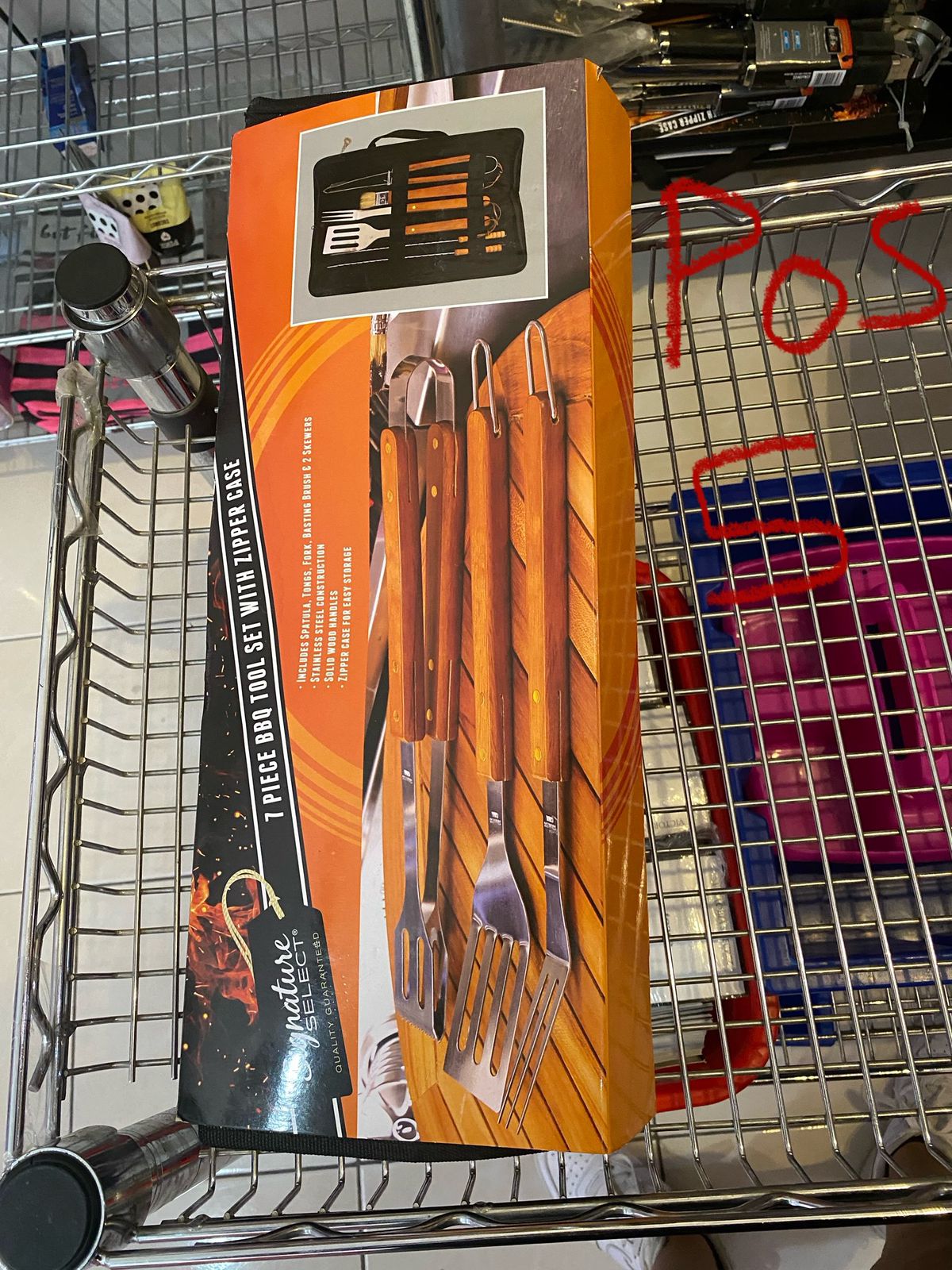 Signature Select 7 Piece BBq Set - Pink Beauty