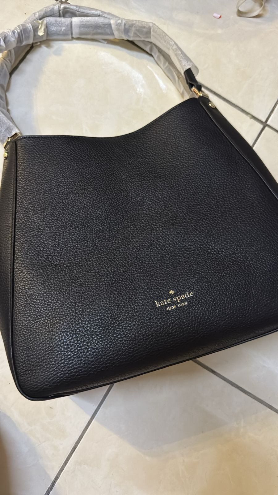 Kate Spade Bolsa Negra Grande - Pink Beauty