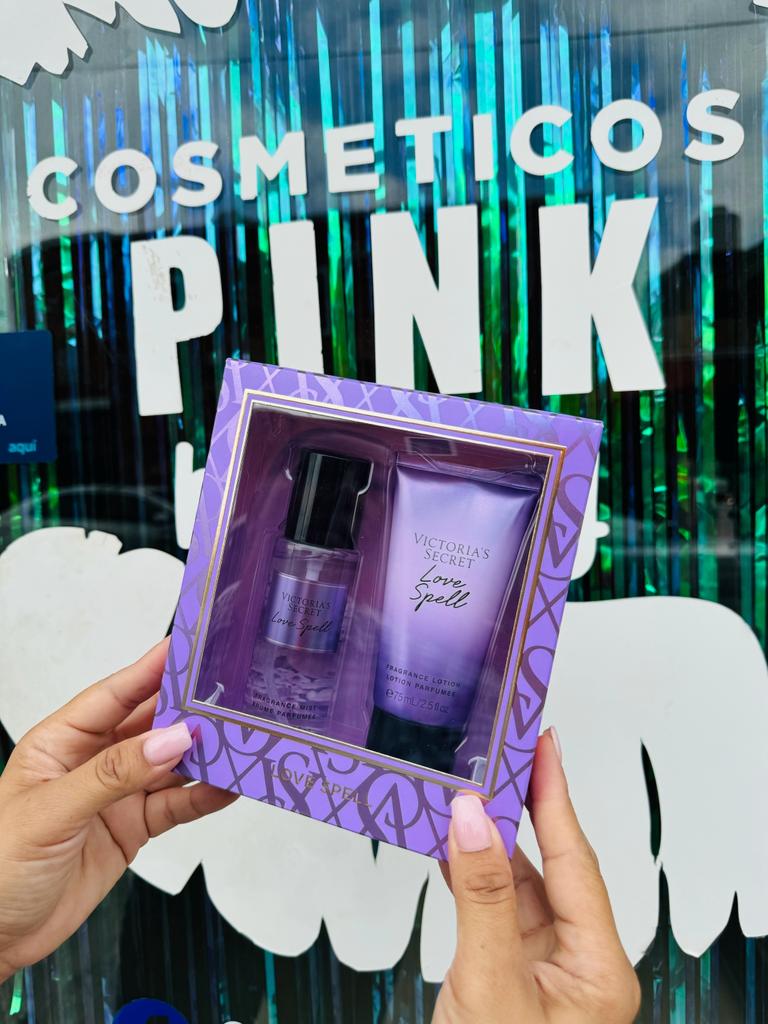 VICTORIAS SECRET LOVE SPELL MINI DUO 75 ml - Pink Beauty