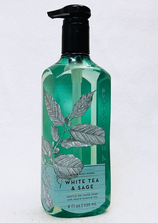 Bath & body works gentle gel hand soap 236ml "White tea y sage"