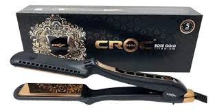 CROC ROSE GOLD Titanium 1.25 4 Heat Settings - Pink Beauty