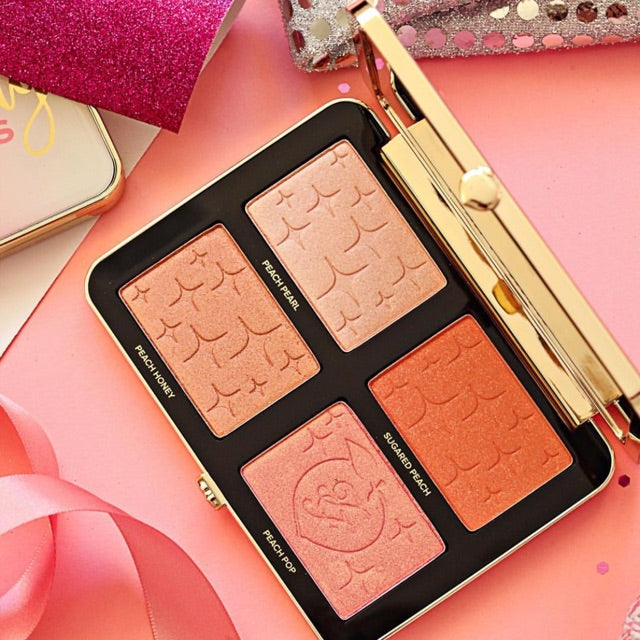 TOO FACED SUGAR PEACH WET AND DRY FACE & EYE PALETTE - Pink Beauty