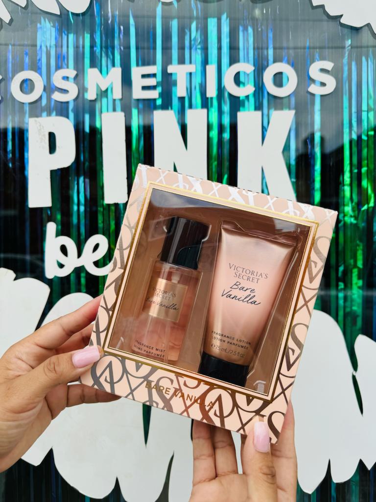 VICTORIAS SECRET BARE VANILLA MINI DUO 75 ml - Pink Beauty