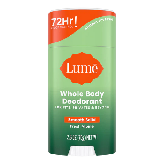 LUME WHOLE BODY DEODORANT SMOOTH SOLID "FRESH ALPINE"