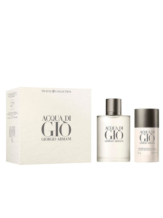 Set Acqua di Gio Giorgio Armani para Hombres Perfume 100ml y desodorante 75grs
