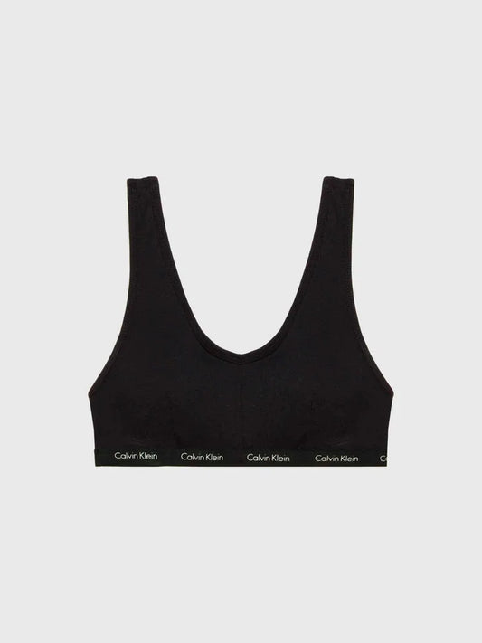 Calvin Klein Bralette Lightly Lined Mujer Negro - M