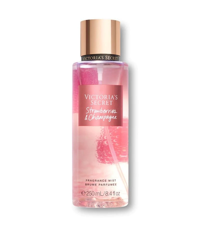 VICTORIA´S SECRET BODY MIST STRAWBERRIES & CHAMPAGNE 250ml - Pink Beauty