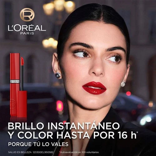 Loreal Paris Infallible Laque Resistance Labial Líquido - Rouge Poppy 410