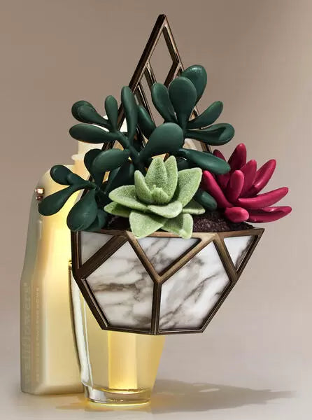 BATH AND BODY WORKS Images Marble Wall Planter Wallflowers Scent Control™ Nightlight
