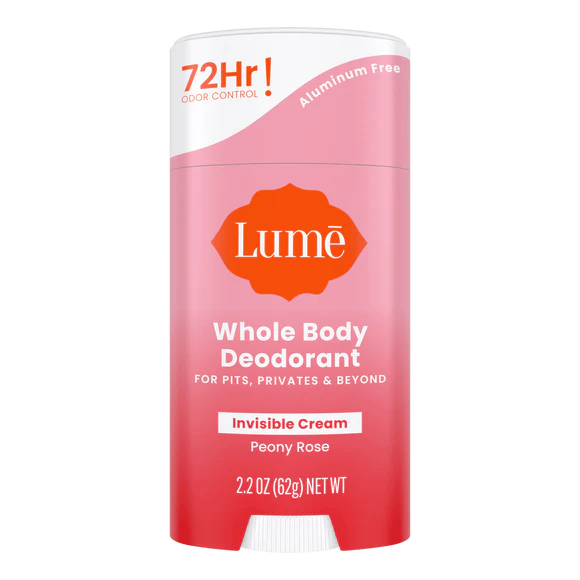 LUME WHOLE BODY DEODORANT INVISIBLE CREAM "PEONY ROSE"