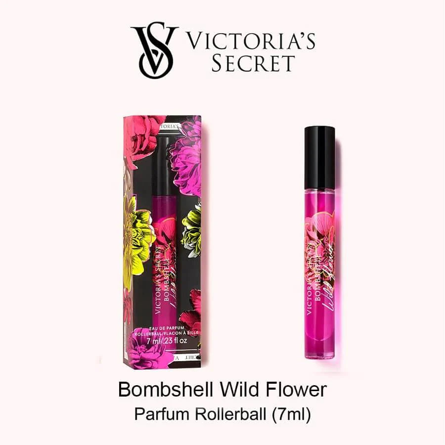 VICTORIA´S SECRET BOMBSHELL WILD FLOWER ROLLERBALL 7ml - Pink Beauty
