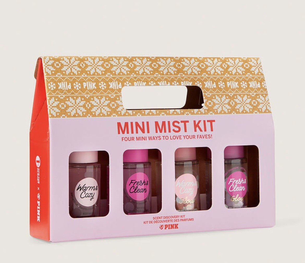 PINK Mini Mist Kit 4x75ML Body Mist - Pink Beauty
