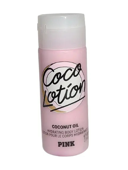 VICTORIAS SECRET PINK COCO LOTION COCONUT OIL HYDRATING BODY LOTION 3 oz - Pink Beauty