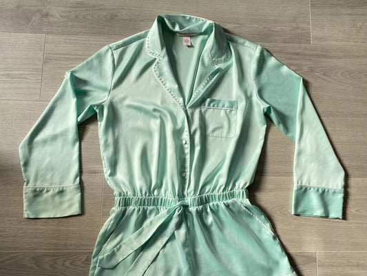 VICTORIA´S SECRET PIJAMA MENTA TALLA S