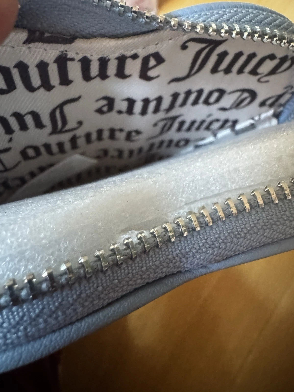 Juicy Couture Heart Za Wallet Dusty Blue