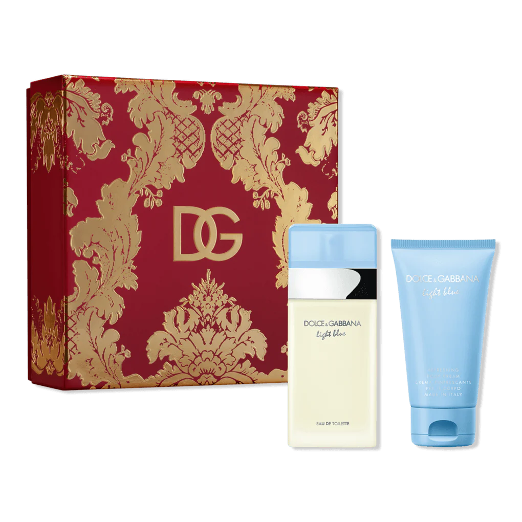 DOLCE &amp; GABBANA LIGHT BLUE SET 2 PZS DAMA