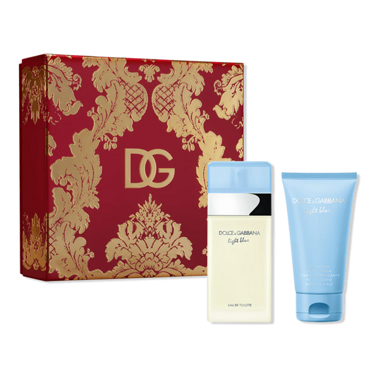 DOLCE &amp; GABBANA LIGHT BLUE SET 2 PZS DAMA