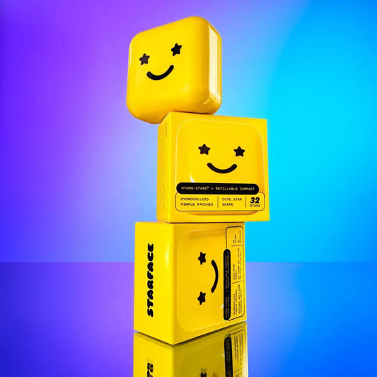 STARFACE HYDRO-STAR PIMPLE PATCHES REFILLABLE BIG YELLOW COMPACT
