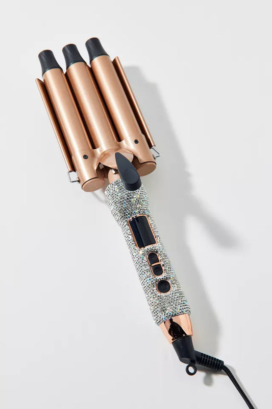 GLITZ &amp; GLAM DIGITAL HAIR WAVER BRONZE/BLANCO